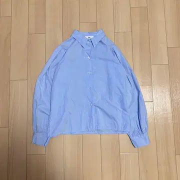 Nugu  긴팔 셔츠 블루 파랑