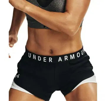 UNDER ARMOUR 숏팬츠 블랙/화이트