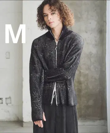 casper john 페더 드라이버 니트 블랙 M