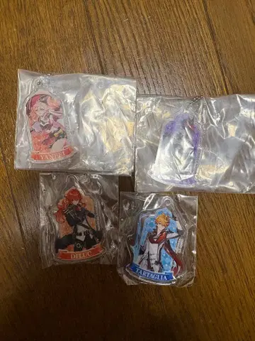 원신 아크릴 참 4개 세트