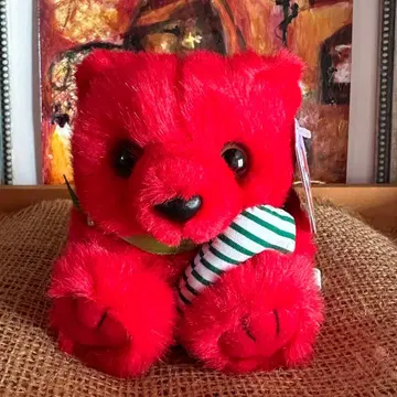 [ 구하기 어려움 ] Puffkins 곰 봉제 인형 크리스마스 시리즈