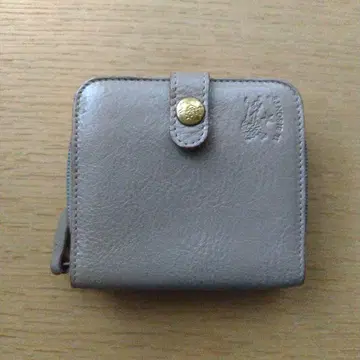 일비종떼 이단 접이식 지갑 라운드 지퍼 토르톨라 그레이지