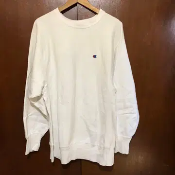 레어! 빅 사이즈 화이트 Champion Reverse Weave