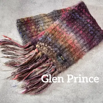 Glen Prince 이탈리아제 그라데이션 스톨 머플러 핑크 계열