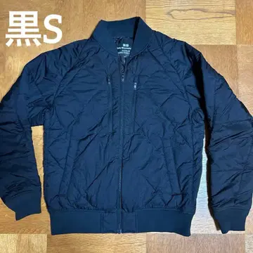 유니클로 화이트 마운티니어링 리사이클 하이브리드 다운 자켓 블랙 S