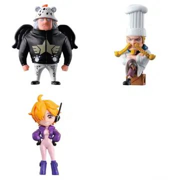 원피스 열매 제23차 해전 제프 릴리스 S-베어 3종 세트