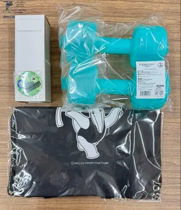 새상품 아귀 팀 워터 덤벨 세트 프로틴 쉐이커 백