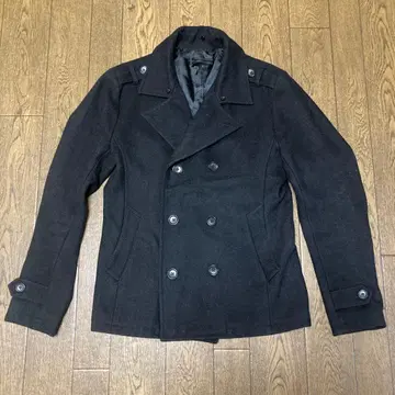 B'2nd 오리지널 블랙 울 피코트