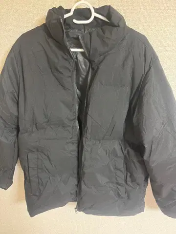 블랙 다운 자켓