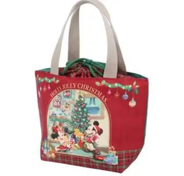 디즈니랜드 크리스마스 한정판 수베니어 런치백