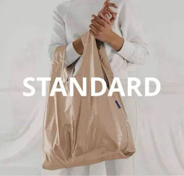 미사용 BAGGU STANDARD 핑크 골드 에코백 단종
