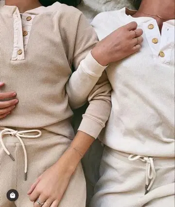 메이트 더 라벨 와플 헨리 상의 아이보리 론 헤르만