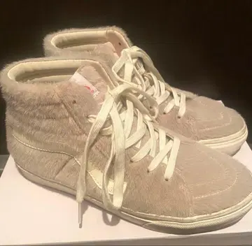 vans 퍼 하이컷 스니커즈 24.5cm