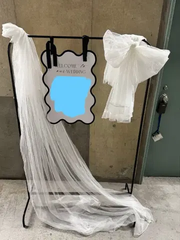 웨딩 구리 스탠드 & 장식용 천