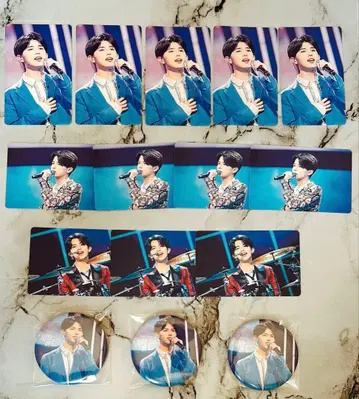 현역가왕 키모토 신노스케 트레이딩 카드 캔뱃지 15개