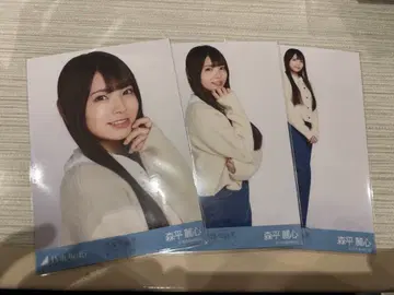 노기자카46 모리히라 레이신 브로마이드 사복 카라 부착 코디 3종 컴프