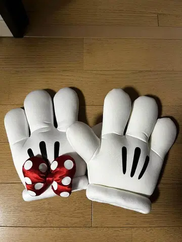 미키 미니 손 모양 쿠션