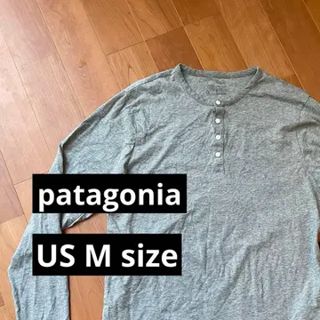 patagonia 헨리넥 T셔츠 US 구제 의류 새상품급 미화 M사이즈