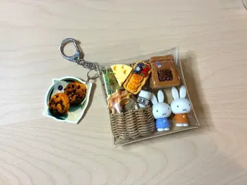 가챠 파우치 토끼 와플 런치 커피