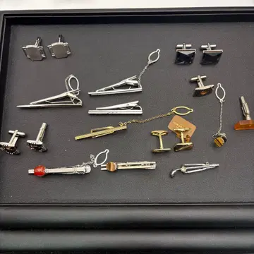 커프스 넥타이핀 핀 세트 커프스 링크스 남성용 패션