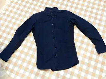 하시모토 준 네이비 데님 셔츠 사이즈 2