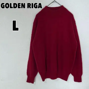 GOLDEN RIGA (L) 캐시미어 100% 하이넥 니트
