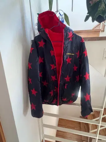 quiksilver 리버서블 다운 자켓