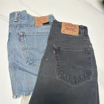 Levi's 550 & 505 데님 스커트 세트