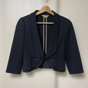 블랙 테일러드 자켓 여성용 7부 소매 포멀 파티 드레스