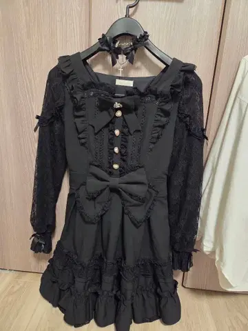 LIZ LISA 티아라 리본 티어드 원피스