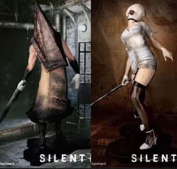 사일런트 힐 2 레드 피라미드 싱 버블 헤드 간호사 피규어 세트