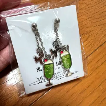 키타로 탄생 게게게의 수수께끼 추억전 추억의 크림 소다풍 귀걸이