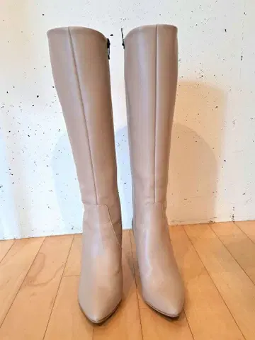 다이애나 롱 부츠 베이지