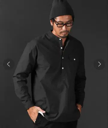 더퍼 지속가능성 에코 뉴앙스 컬러 노카라 셔츠 M