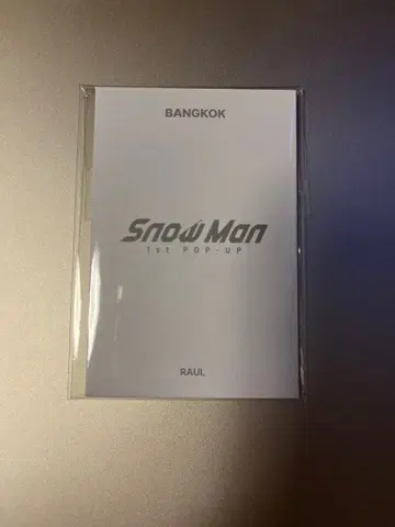 Snow Man 방콕 팝업 라울