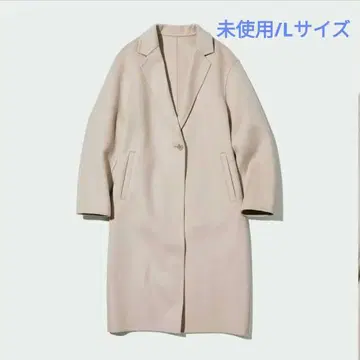 더블 페이스 롱 코트 내추럴 L 사이즈