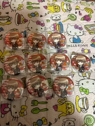 은혼 캐릭터 팝업 스토어 가라폰 캔뱃지 오키타 소고