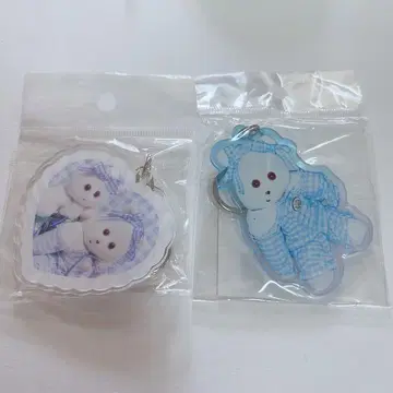 곰키치 킨타로 아크릴 키링 하트 Lafary 라파리