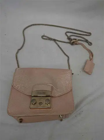 훌라 FURLA 메트로폴리스 체인 숄더백 핑크 계열 여성용