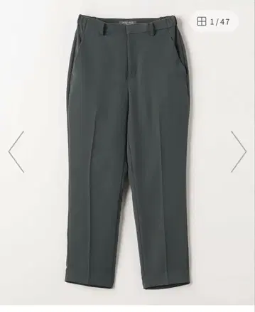 새상품 유나이티드 애로우즈 다크 그레이 슬랙스 허리밴딩 38