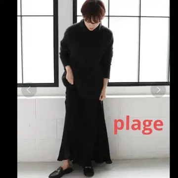 [ 정가 24,648엔 ] plage 롱 스커트 일본제 손세탁 가능