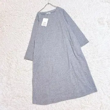 [ hareiro  ] 니트 원피스 ( 3L ) 빅 사이즈 그레이