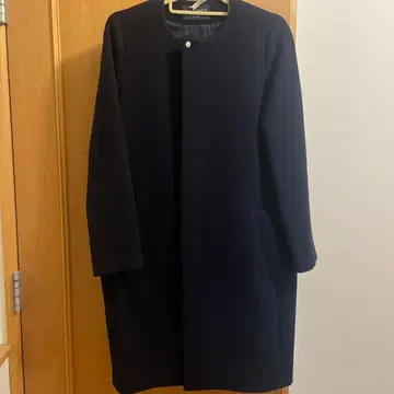 투모로우랜드 MACPHEE 울 코트 네이비 34