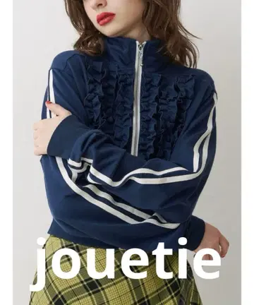 jouetie 쥬에티 프릴 트랙 자켓 M 네이비