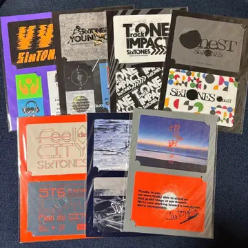 SixTONES 스티커 9장 세트