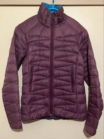 MAMMUT 퍼플 퀼팅 자켓