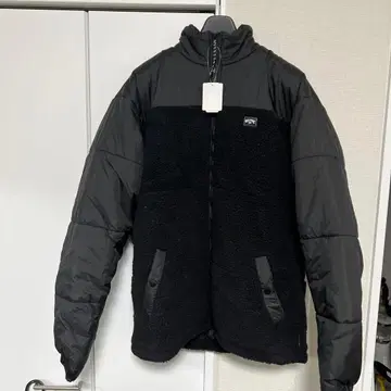 BILLABONG 다운 자켓 블랙 플리스 자켓 집업