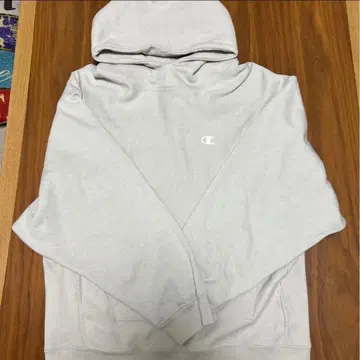 Champion Reverse Weave 후드티 S 사이즈 라이트 그레이