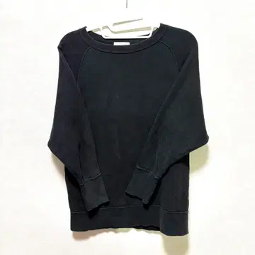 세일 가격 LACOSTE 라코스테 블랙 무지 맨투맨 트레이닝복 M