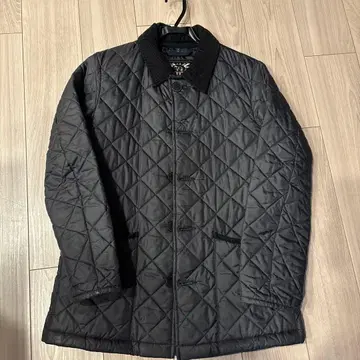 LAVENHAM 블랙 퀼팅 자켓 36